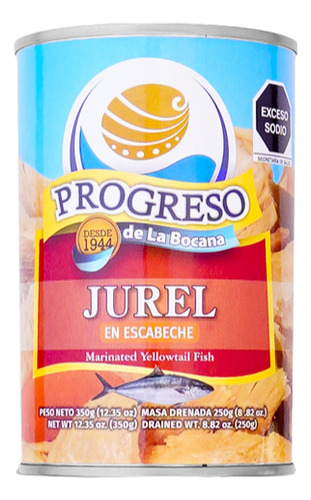 Lata de Jurel en escabeche de la Cooperativa Progreso