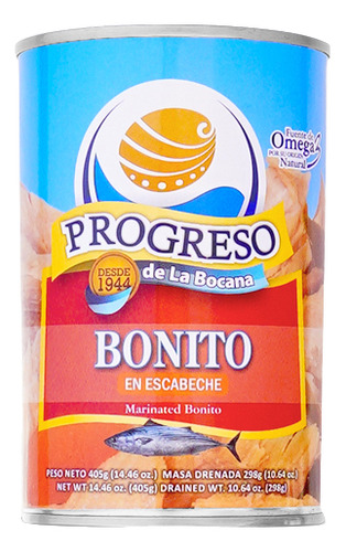 Lata de Bonito en escabeche de la Cooperativa Progreso